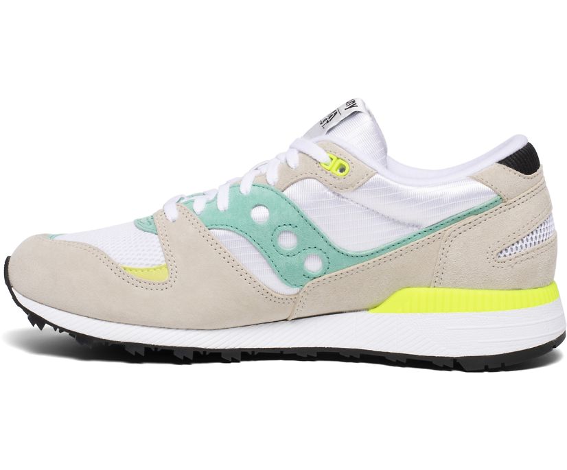Buty Saucony Azura Premium Leather Damskie Beżowe Niebieskie Żółte | Polska EJ9-78467E1