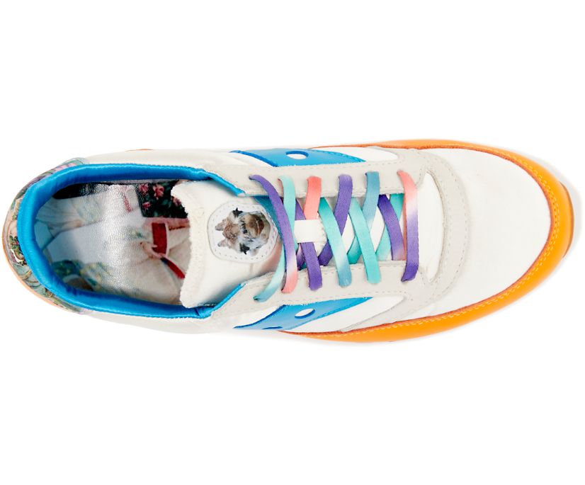 Buty Saucony Fiona Jazz 81 Damskie Białe Pomarańczowe | Polska FY8-73607K1