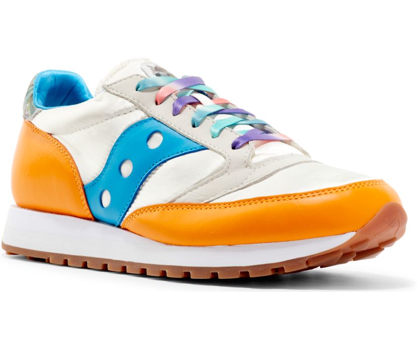 Buty Saucony Fiona Jazz 81 Damskie Białe Pomarańczowe | Polska FY8-73607K1