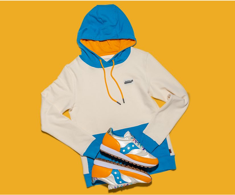 Buty Saucony Fiona Jazz 81 Damskie Białe Pomarańczowe | Polska FY8-73607K1