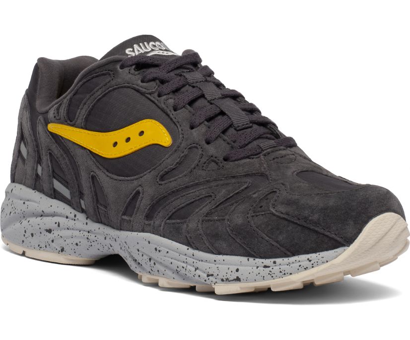 Buty Saucony Grid Azura 2000 Męskie Czarne Szare Żółte | Polska GH9-64566U8
