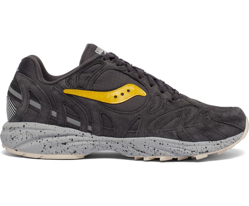 Buty Saucony Grid Azura 2000 Męskie Czarne Szare Żółte | Polska GH9-64566U8
