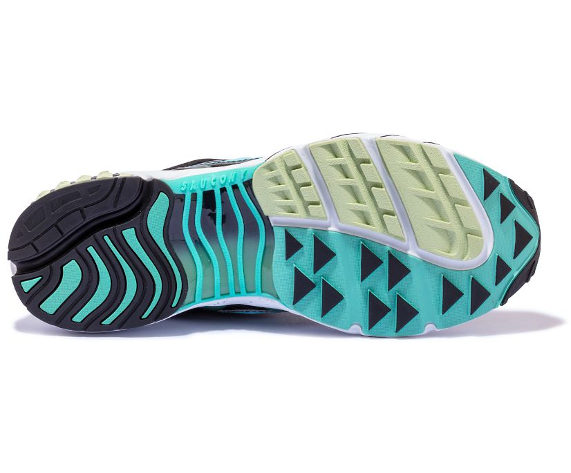 Buty Saucony Grid Web Black Pearl Męskie Czarne Zielone | Polska TN3-23122Q1