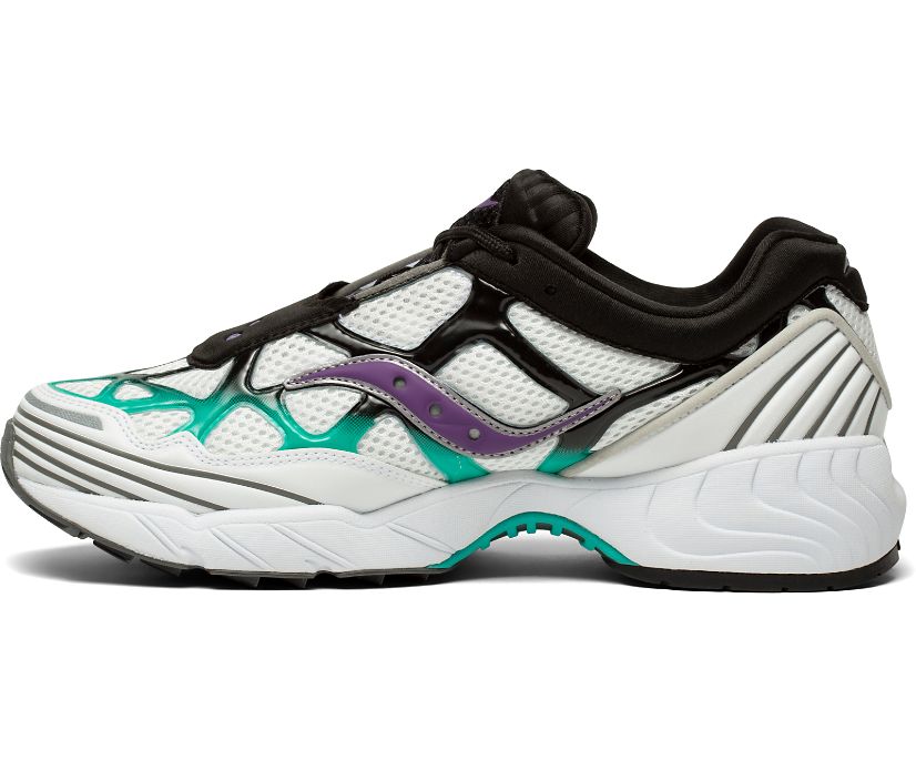 Buty Saucony Grid Web Into the Void Męskie Białe Czarne Fioletowe | Polska YR4-43274O4