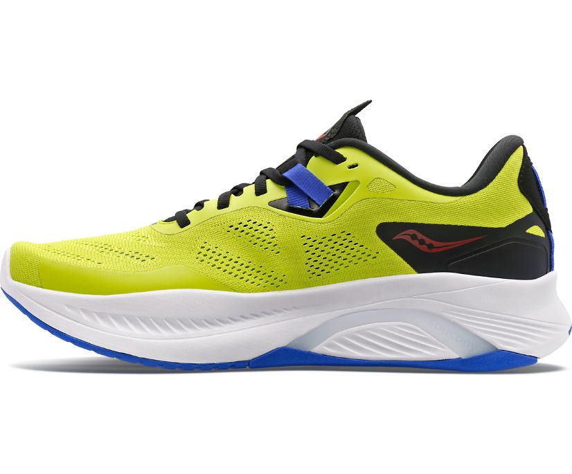Buty Saucony Guide 15 Wide Męskie Żółte Niebieskie Czarne | Polska GS4-76357H5
