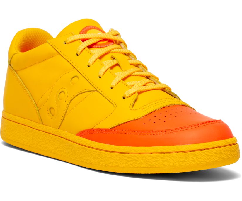 Buty Saucony Jake Jazz Court Męskie Żółte Pomarańczowe | Polska EA0-65166C9
