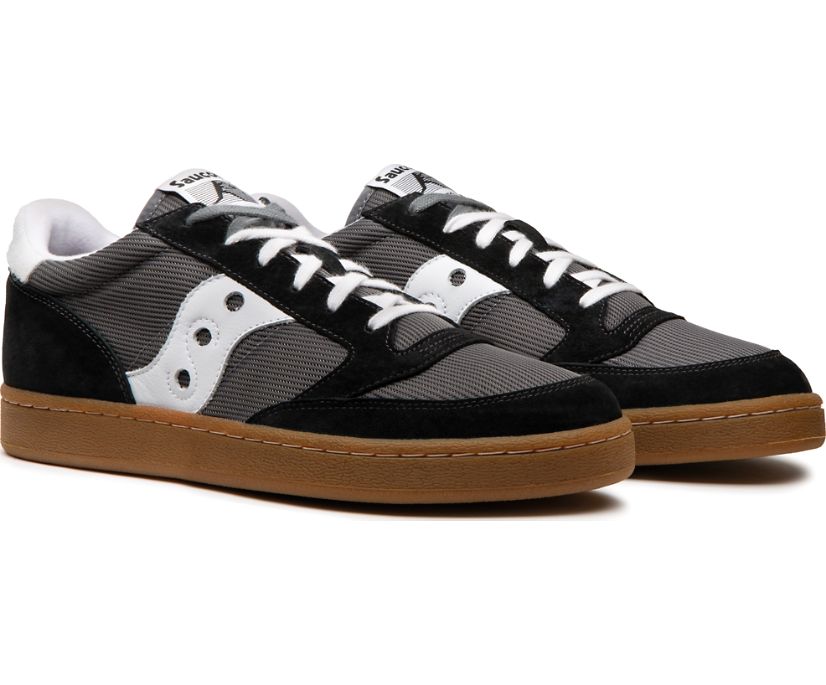 Buty Saucony Jazz Court Damskie Czarne Srebrne | Polska YA5-00830Q5