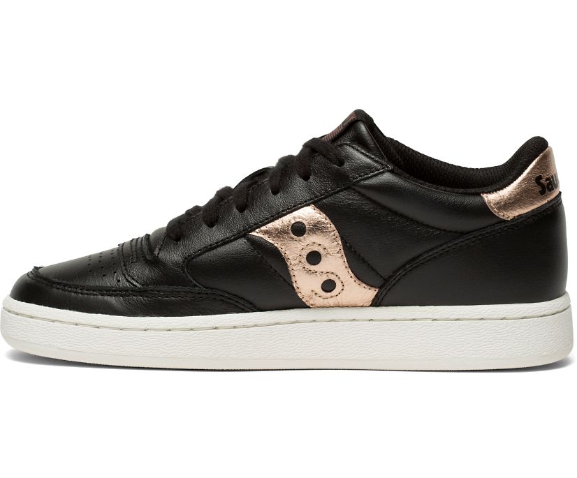 Buty Saucony Jazz Court Metallic Damskie Czarne Różowe Złote | Polska EJ1-60766U6