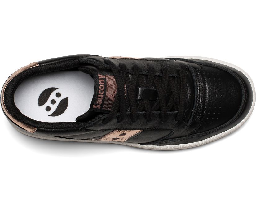 Buty Saucony Jazz Court Metallic Damskie Czarne Różowe Złote | Polska EJ1-60766U6