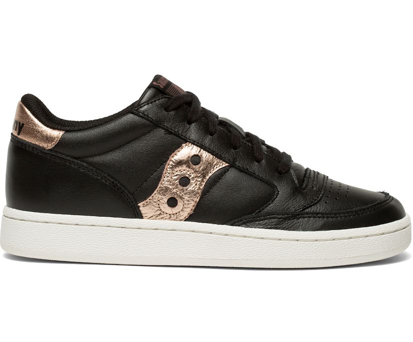 Buty Saucony Jazz Court Metallic Damskie Czarne Różowe Złote | Polska EJ1-60766U6