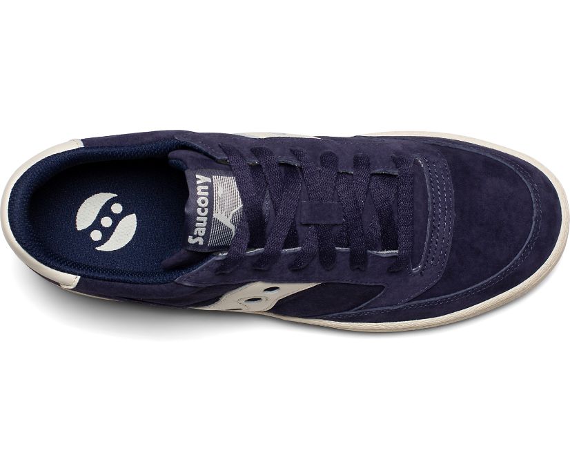 Buty Saucony Jazz Court Nubuck Męskie Granatowe | Polska BH9-26042E9