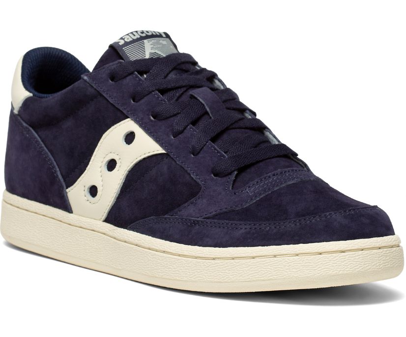 Buty Saucony Jazz Court Nubuck Męskie Granatowe | Polska BH9-26042E9