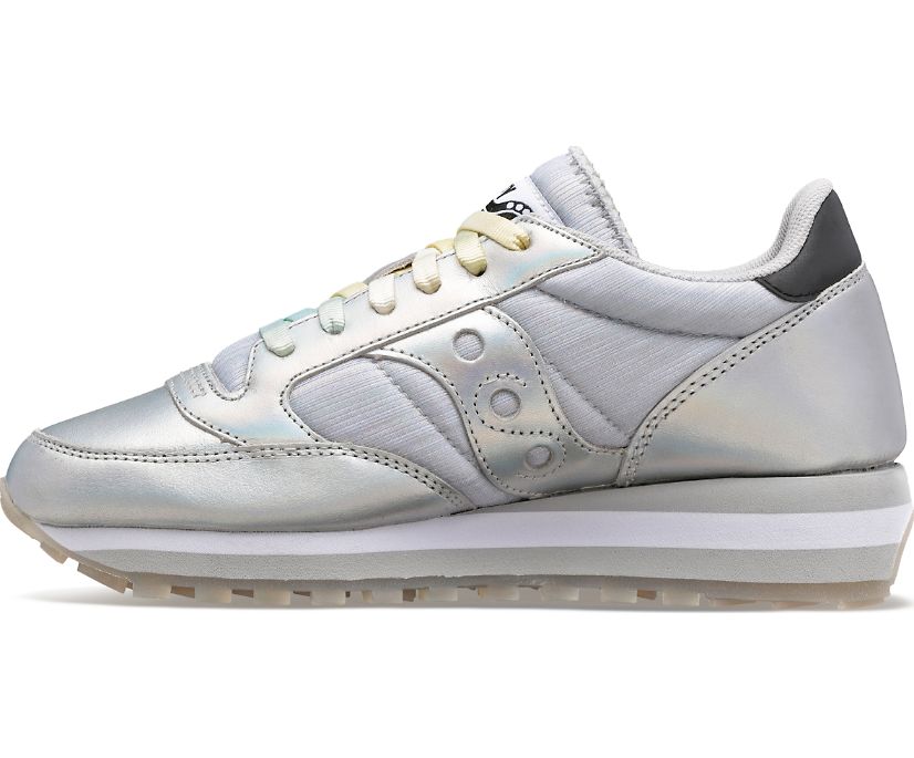 Buty Saucony Jazz Triple Damskie Srebrne | Polska LI9-10791T8