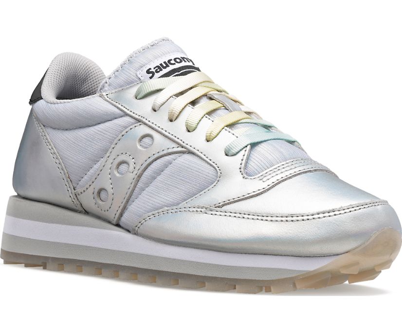 Buty Saucony Jazz Triple Damskie Srebrne | Polska LI9-10791T8