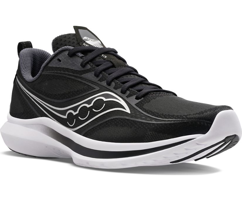 Buty Saucony Kinvara 13 Wide Męskie Czarne Srebrne | Polska NM1-39263X6