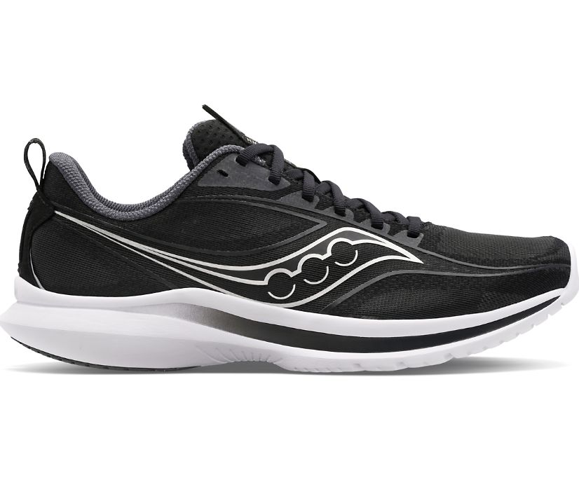 Buty Saucony Kinvara 13 Wide Męskie Czarne Srebrne | Polska NM1-39263X6