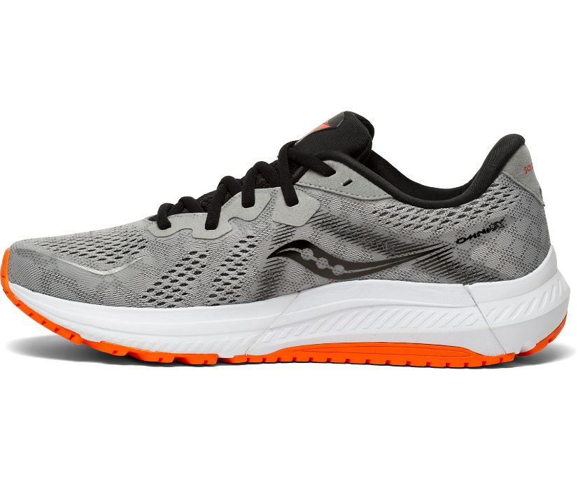 Buty Saucony Omni 20 Wide Męskie Szare Czerwone | Polska ZO3-12881P4