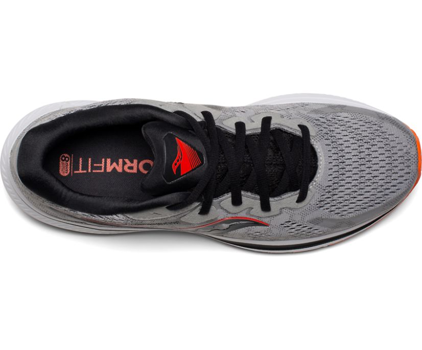 Buty Saucony Omni 20 Wide Męskie Szare Czerwone | Polska ZO3-12881P4