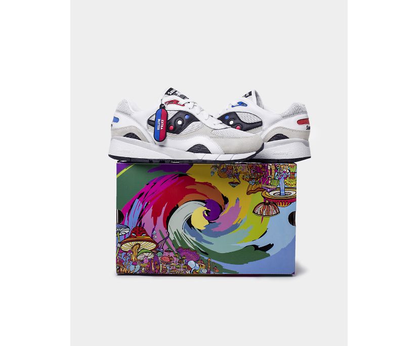 Buty Saucony X Extra Butter Shadow 6000 Rabbit Hole Damskie Białe Czarne Czerwone | Polska PB9-93979P0