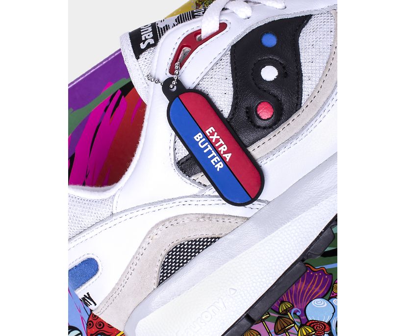 Buty Saucony X Extra Butter Shadow 6000 Rabbit Hole Damskie Białe Czarne Czerwone | Polska PB9-93979P0