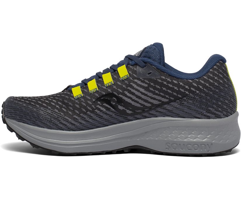 Buty Trailowe Saucony Canyon TR Męskie Szare Żółte | Polska DT5-02040A0