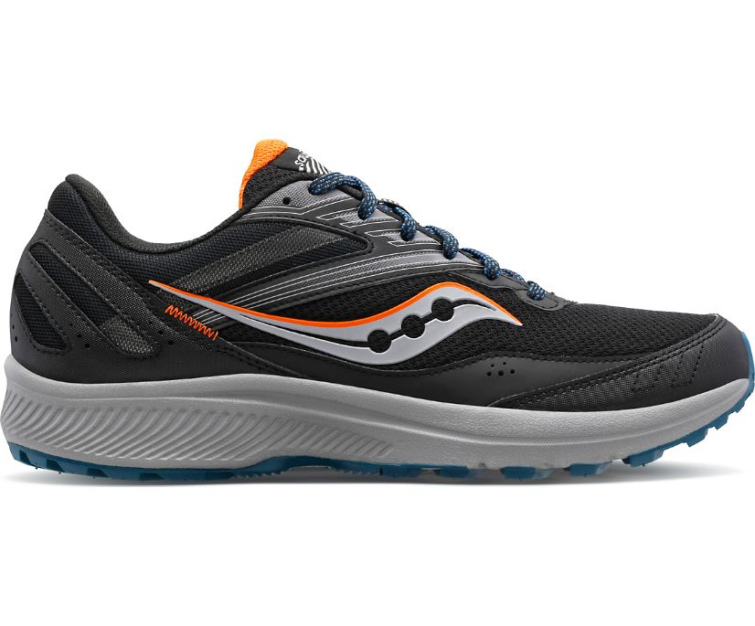 Buty Trailowe Saucony Cohesion TR15 Wide Męskie Czarne Niebieskie | Polska ZT9-00290N9