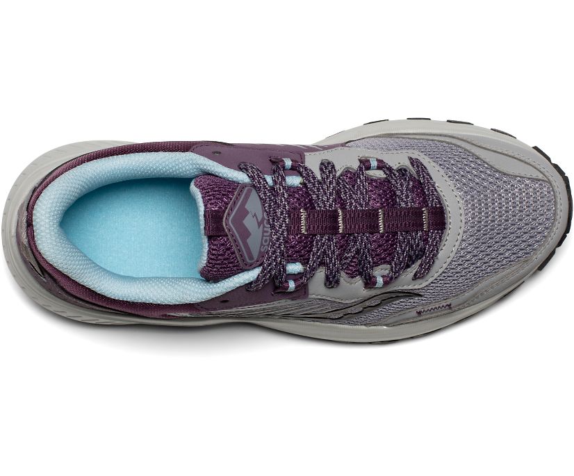 Buty Trailowe Saucony Excursion TR15 Damskie Szare Fioletowe | Polska RZ8-89108G2