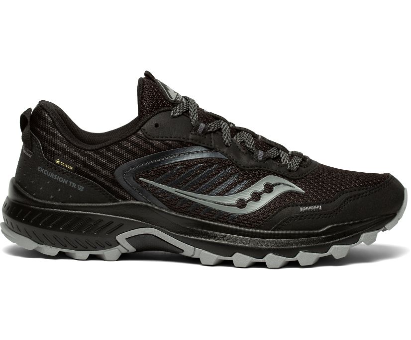 Buty Trailowe Saucony Excursion TR15 GTX Męskie Czarne Szare | Polska LP0-29112G6