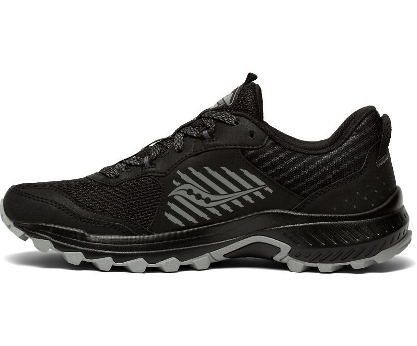 Buty Trailowe Saucony Excursion TR15 Wide Męskie Czarne Szare | Polska UO1-71817X9