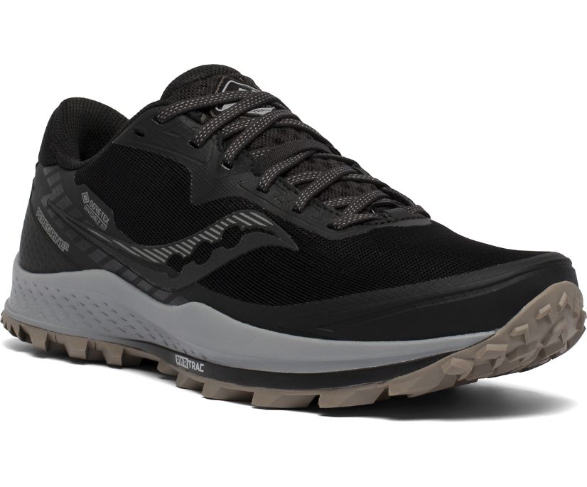 Buty Trailowe Saucony Peregrine 11 GTX Męskie Czarne Szare | Polska ID4-35843N0