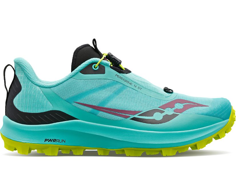 Buty Trailowe Saucony Peregrine 12 ST Damskie Mięta Fioletowe | Polska AY5-63676K3