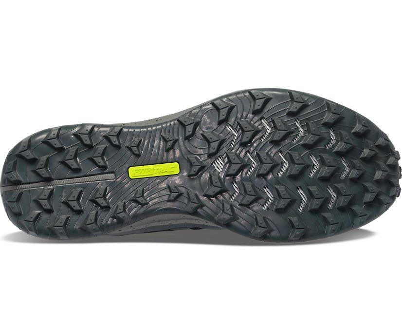 Buty Trailowe Saucony Peregrine 12 Wide Damskie Czarne Ciemny Szare | Polska CH8-60666J0
