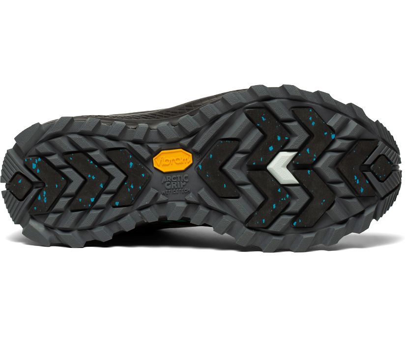 Buty Trailowe Saucony Peregrine ICE+ Damskie Czarne Zielone | Polska XS7-97209S2