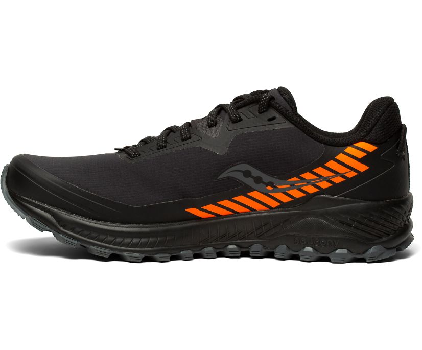 Buty Trailowe Saucony Peregrine ICE+ Męskie Czarne Pomarańczowe | Polska MP8-28032U7