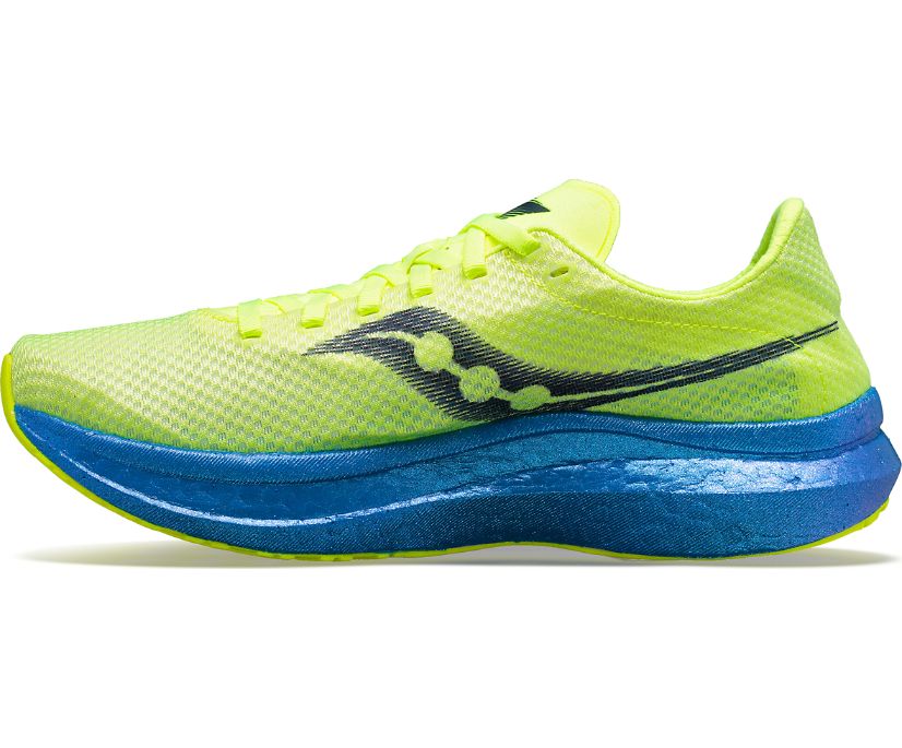Buty do Biegania Saucony Boston Endorphin Pro+ Męskie Niebieskie Żółte | Polska PJ1-71527T7