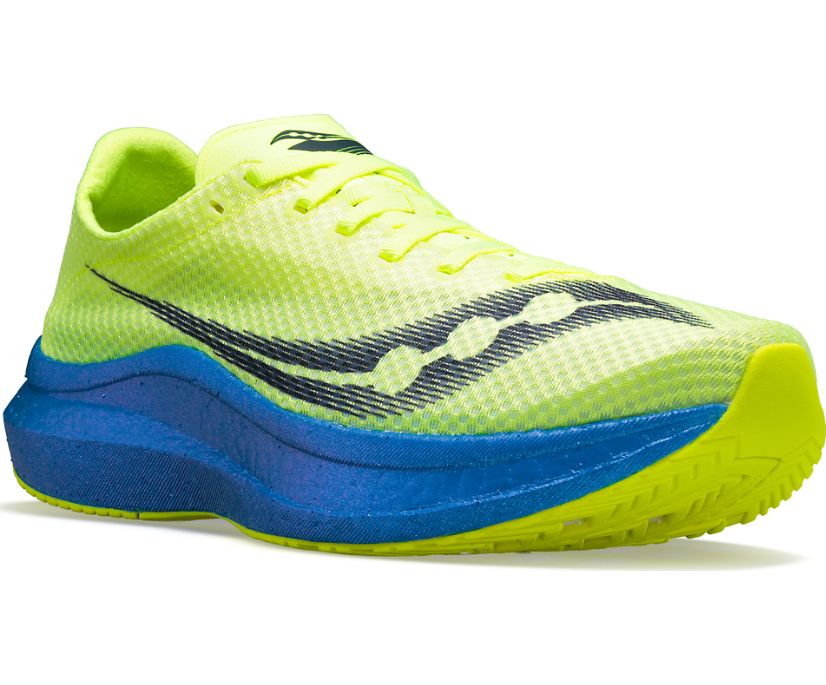 Buty do Biegania Saucony Boston Endorphin Pro+ Męskie Niebieskie Żółte | Polska PJ1-71527T7