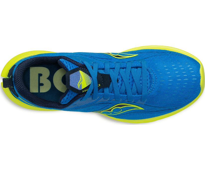 Buty do Biegania Saucony Boston Kinvara 13 Damskie Niebieskie Żółte | Polska XG8-85708A0