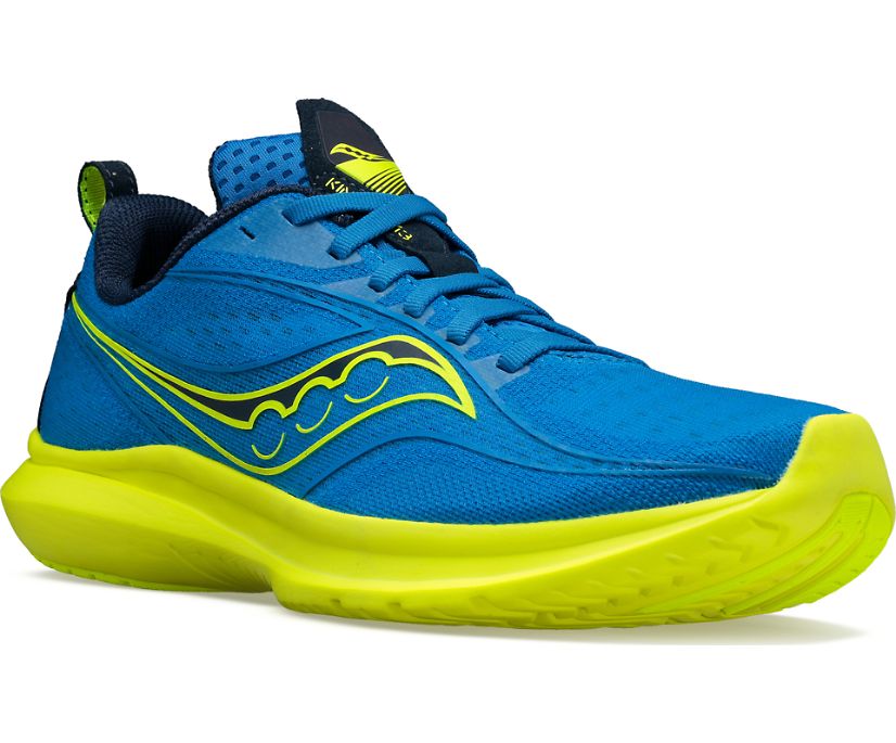 Buty do Biegania Saucony Boston Kinvara 13 Damskie Niebieskie Żółte | Polska XG8-85708A0
