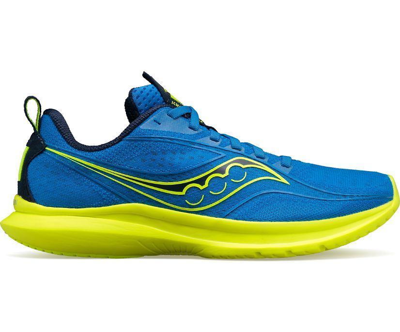 Buty do Biegania Saucony Boston Kinvara 13 Damskie Niebieskie Żółte | Polska XG8-85708A0