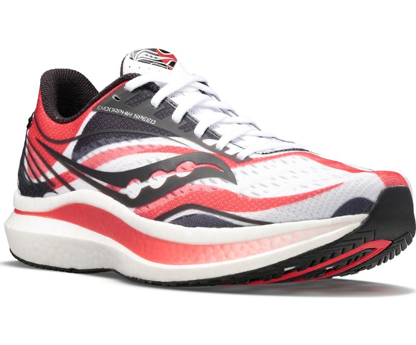 Buty do Biegania Saucony Chengdu Endorphin Speed Męskie Białe Czerwone | Polska BH3-03010P7
