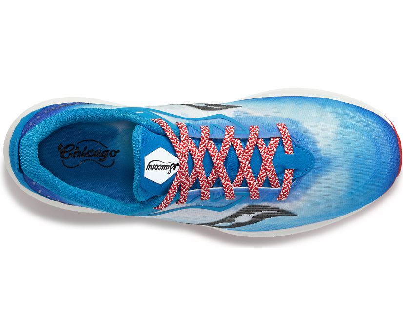 Buty do Biegania Saucony Chicago Endorphin Speed 2 Męskie Niebieskie Czerwone | Polska MG9-63866Y3