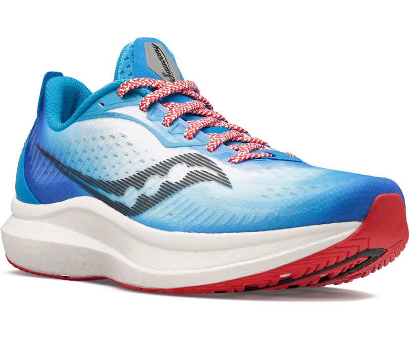 Buty do Biegania Saucony Chicago Endorphin Speed 2 Męskie Niebieskie Czerwone | Polska MG9-63866Y3