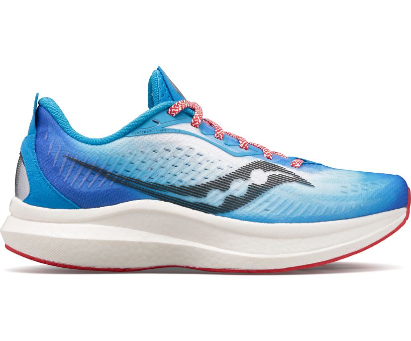 Buty do Biegania Saucony Chicago Endorphin Speed 2 Męskie Niebieskie Czerwone | Polska MG9-63866Y3