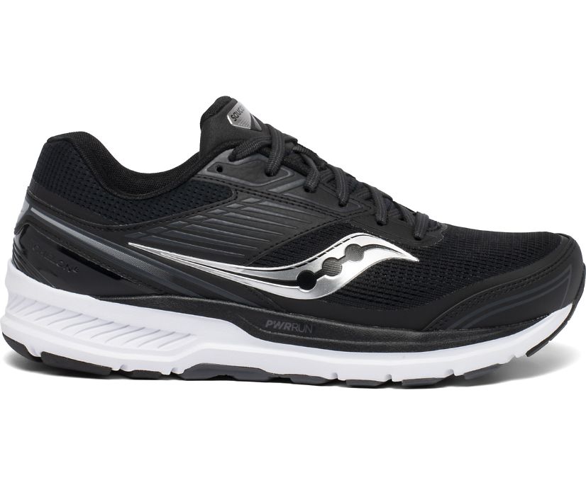 Buty do Biegania Saucony Echelon 8 Extra Wide Męskie Czarne Białe | Polska PK4-26432Q9