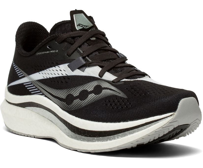 Buty do Biegania Saucony Endorphin Pro 2 Damskie Czarne Białe | Polska NC6-49604N1