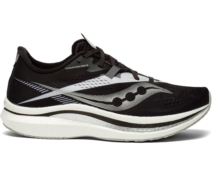 Buty do Biegania Saucony Endorphin Pro 2 Męskie Czarne Białe | Polska EP8-50225X9