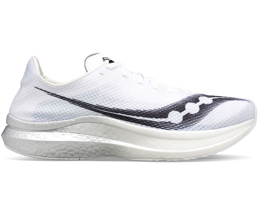 Buty do Biegania Saucony Endorphin Pro+ Damskie Białe Czarne | Polska PC7-21912F3