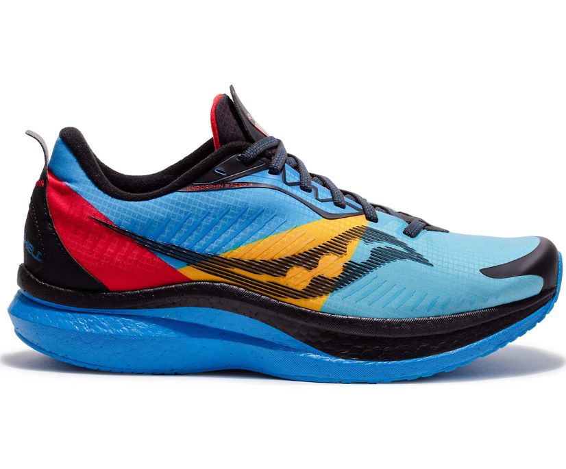 Buty do Biegania Saucony Endorphin Speed 2 RUNSHIELD Męskie Niebieskie | Polska HC4-56305A3