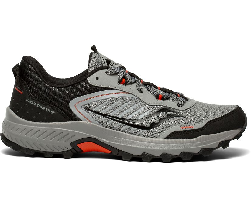 Buty do Biegania Saucony Excursion TR15 Męskie Szare Czerwone | Polska HS2-43404R8