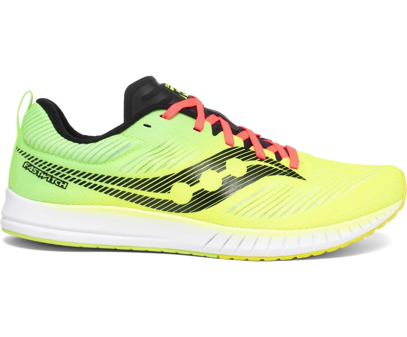 Buty do Biegania Saucony Fastwitch 9 Męskie Żółte Zielone | Polska RQ7-02320V6